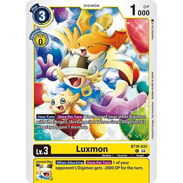 Image for Luxmon (BT18-032 C) (BT18-19) - Digimon Card Game
