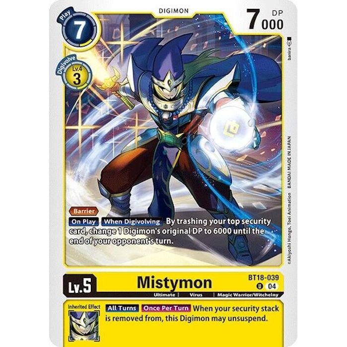 Image for Mistymon (BT18-039 U) (BT18-19) - Digimon Card Game