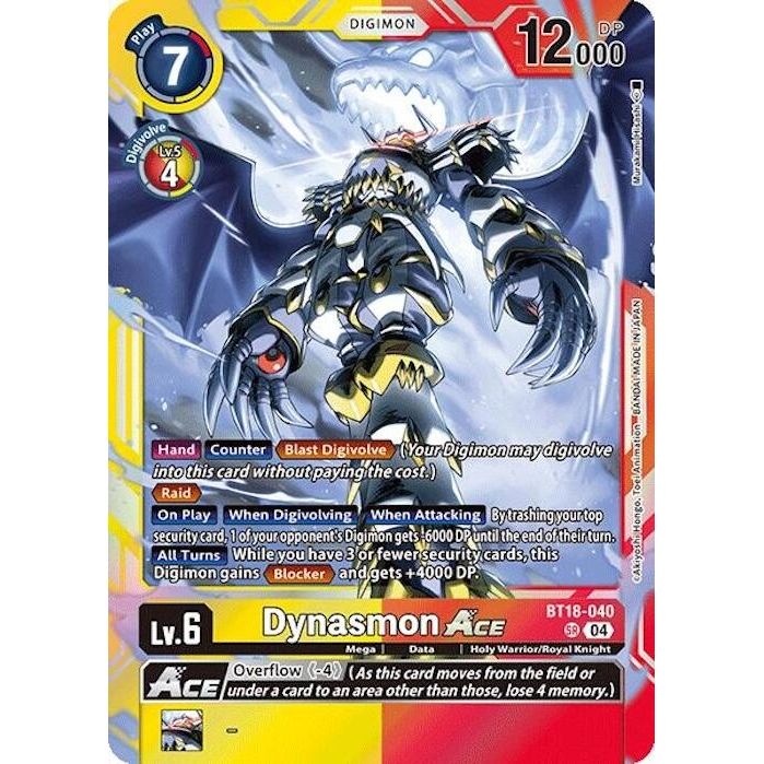 Image for Dynasmon ACE (BT18-040 SR) (BT18-19) - Digimon Card Game