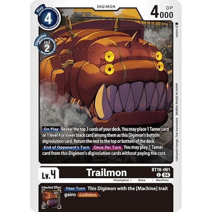 Image for Trailmon (BT18-061 C) (BT18-19) - Digimon Card Game