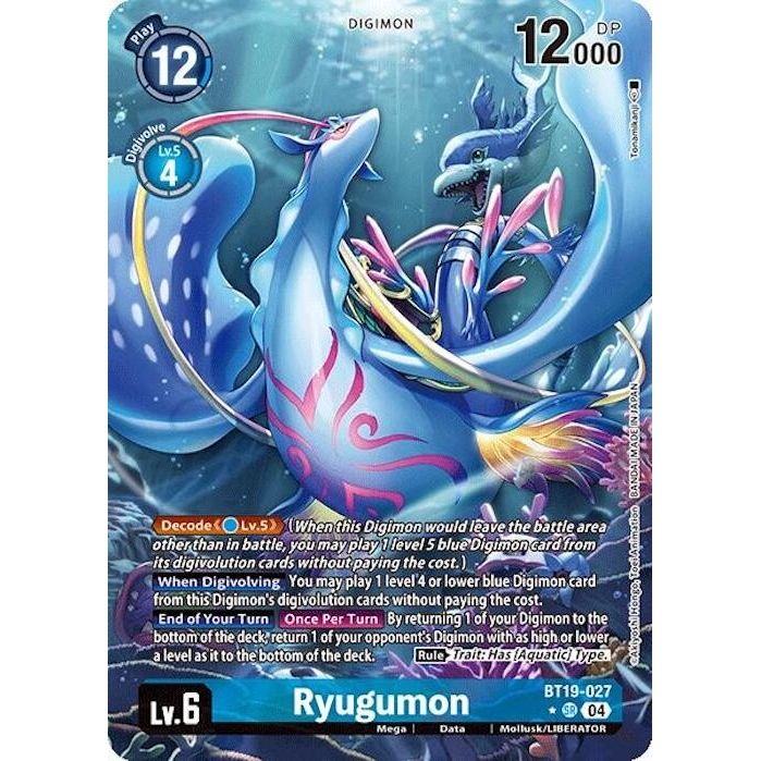 Image for Ryugumon (Alternate Art) (BT19-027 SR) (BT18-19) - Digimon Card Game