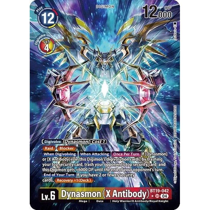 Image for Dynasmon (X Antibody) (Alternate Art) (BT19-042 SR) (BT18-19) - Digimon Card Game