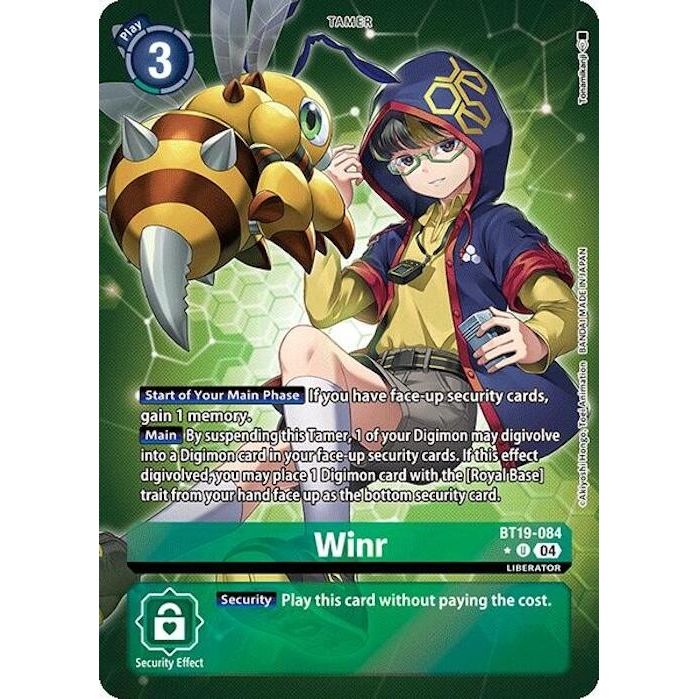 Image for Winr (Alternate Art) (BT19-084 U) (BT18-19) - Digimon Card Game