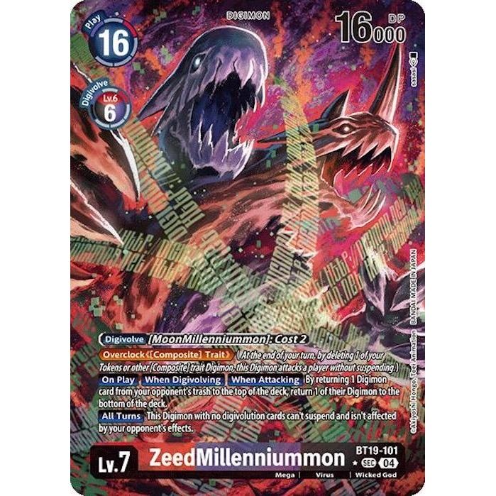 Image for ZeedMillenniummon (Alternate Art) (BT19-101 SEC) (BT18-19) - Digimon Card Game