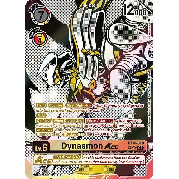 Image for Dynasmon ACE (Textured) (BT18-040 SR) (BT18-19) - Digimon Card Game