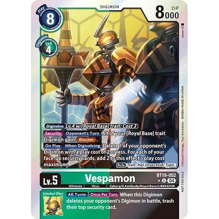 Image for Vespamon (Release Special Booster 2.0: Box Promotion Pack) (BT19-052 U) (BT18-19) - Digimon Card Game