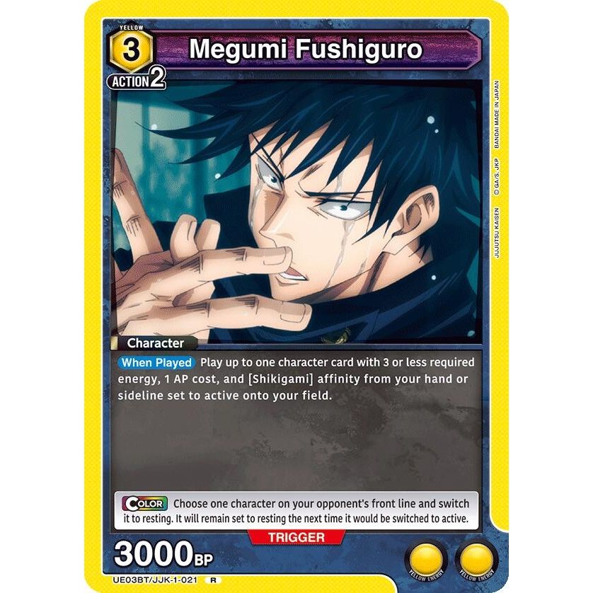 Image for Megumi Fushiguro (021) (UE03BT/JJK-1-021) (UE03BT) - Union Arena