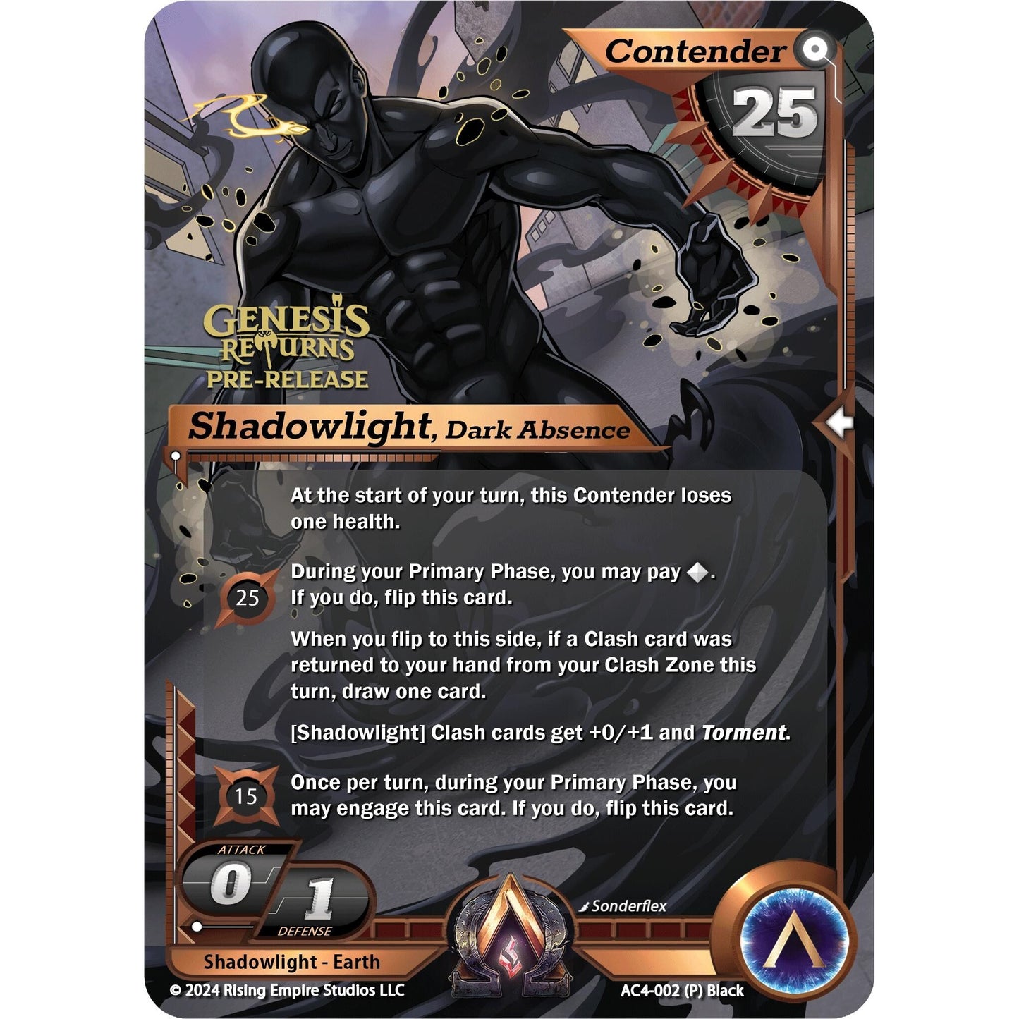 Image for Shadowlight, Dark Absence (Pre-Release) (AC4-002) (AC4) - Alpha Clash
