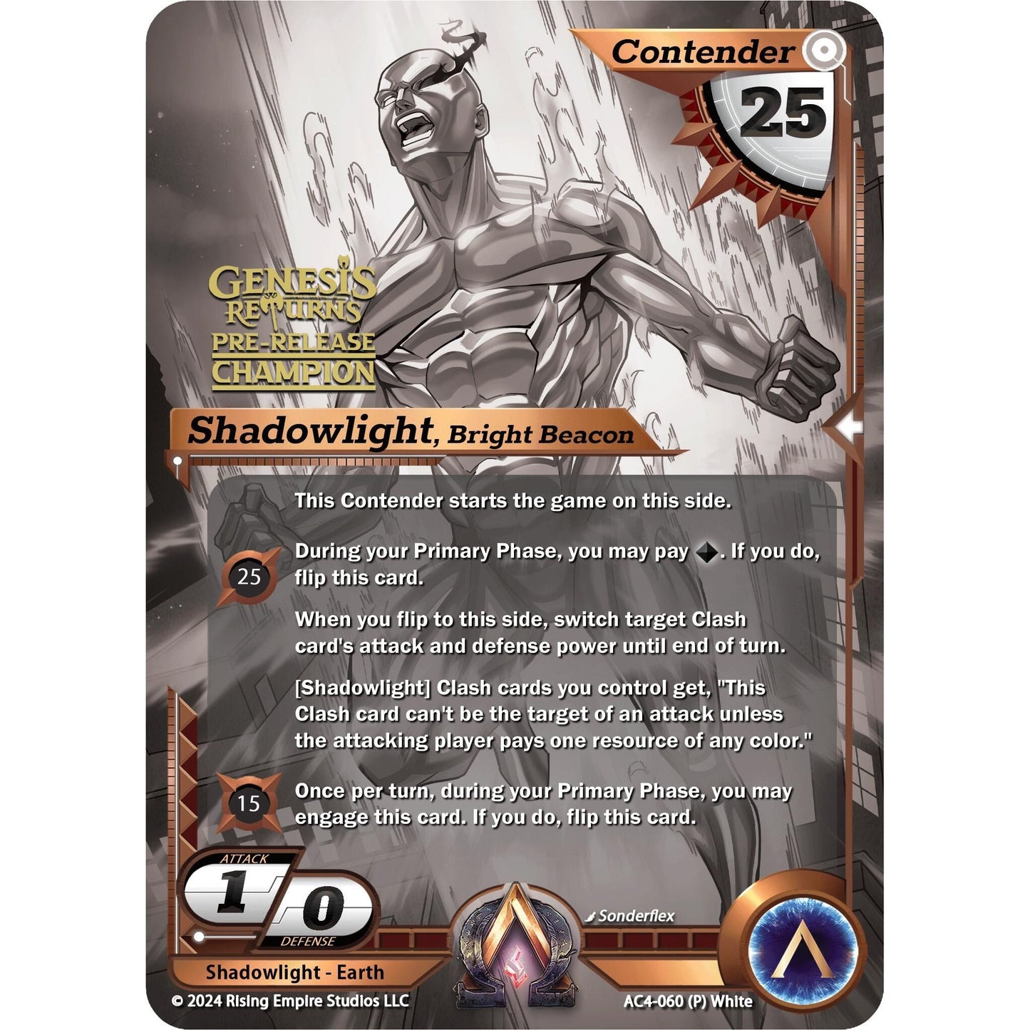 Image for Shadowlight, Bright Beacon (Pre-Release Champion) (AC4-060) (AC4) - Alpha Clash