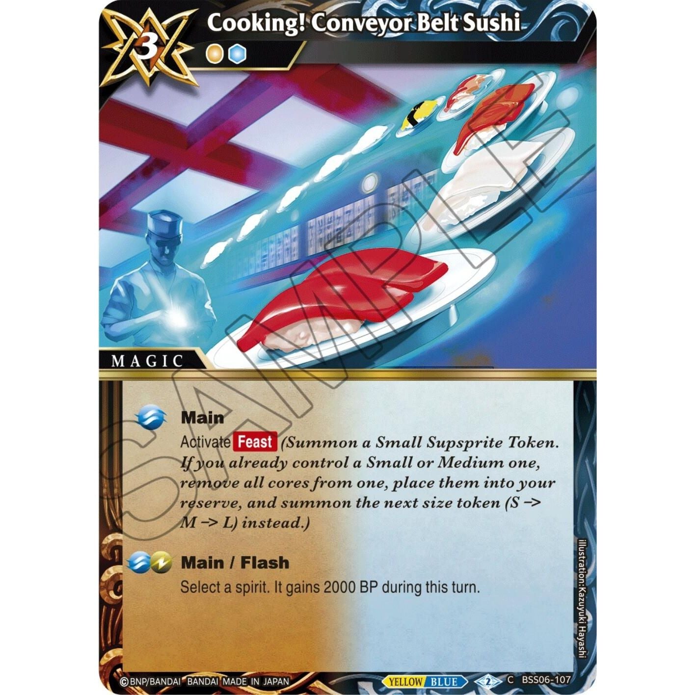 Image for Cooking! Conveyor Belt Sushi (BSS06-107) (BSS06) - Battle Spirits Saga