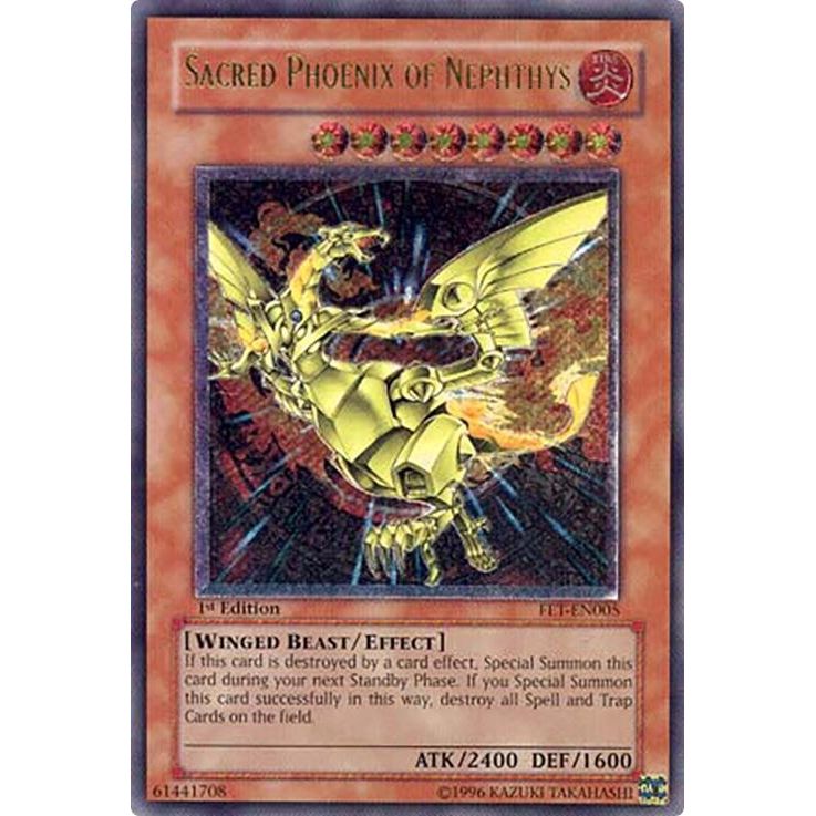 Image for Sacred Phoenix of Nephthys (UTR) (FET-EN005) (FET) - YuGiOh