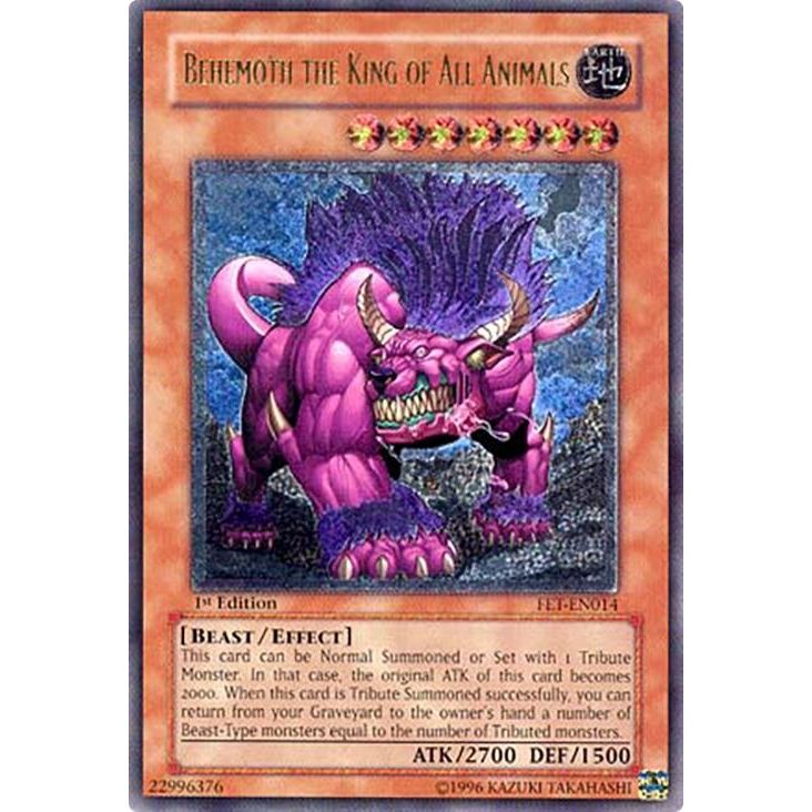 Image for Behemoth the King of All Animals (UTR) (FET-EN014) (FET) - YuGiOh
