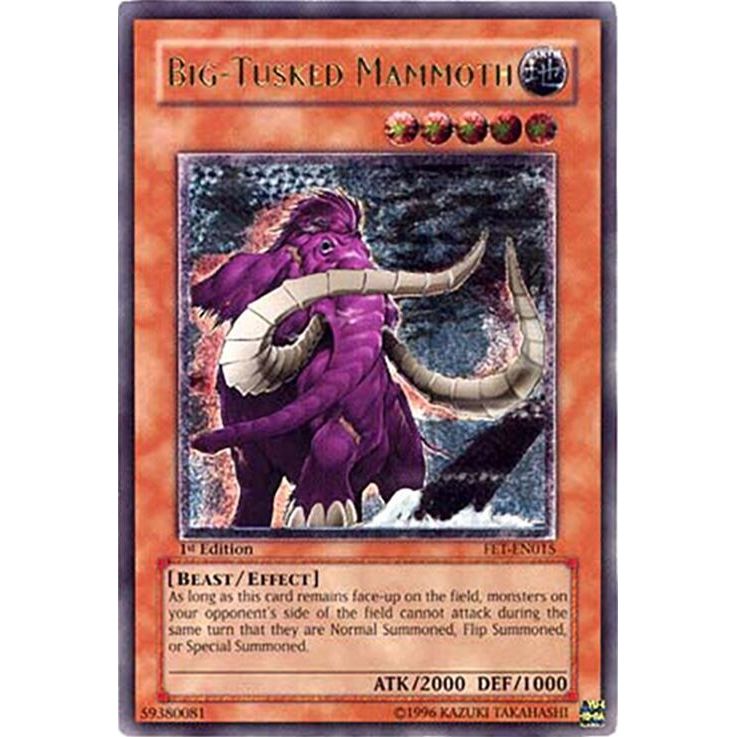 Image for Big-Tusked Mammoth (UTR) (FET-EN015) (FET) - YuGiOh
