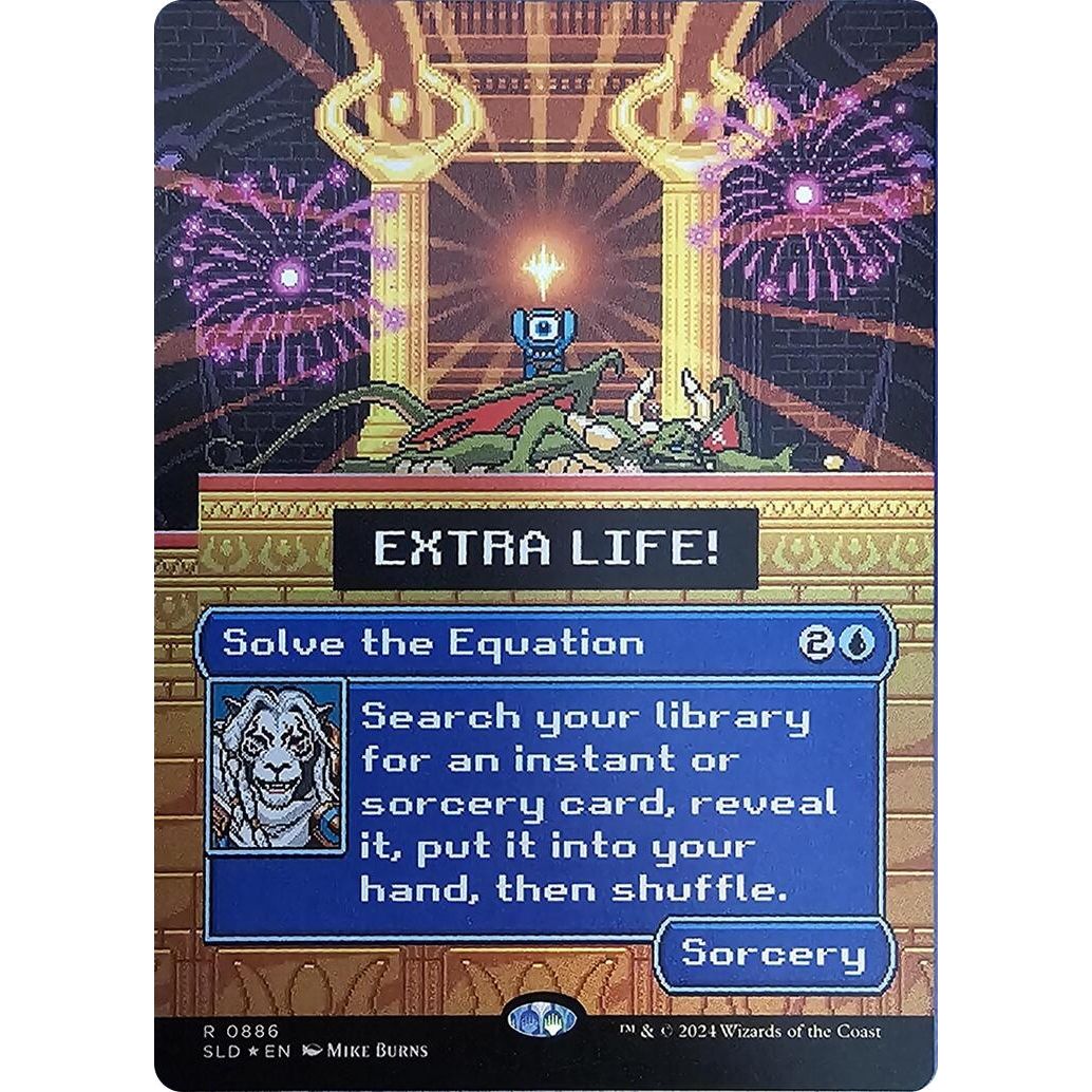 Image for Solve the Equation (0886) (Rainbow Foil) (886) (SLD) - Magic: The Gathering