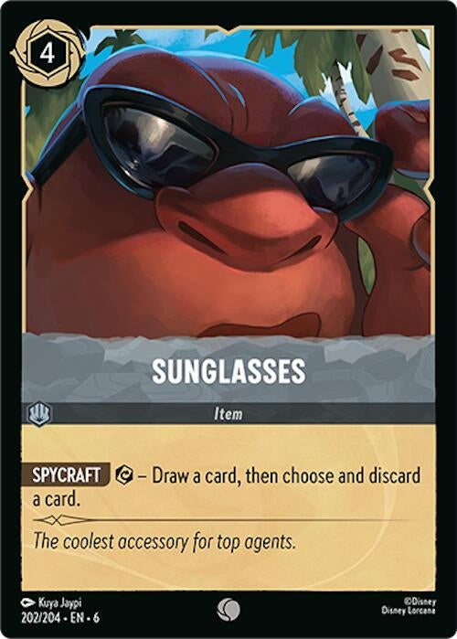 Image for Sunglasses (202/204) (6) - Disney Lorcana