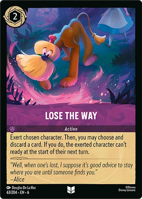 Image for Lose the Way (63/204) (6) - Disney Lorcana