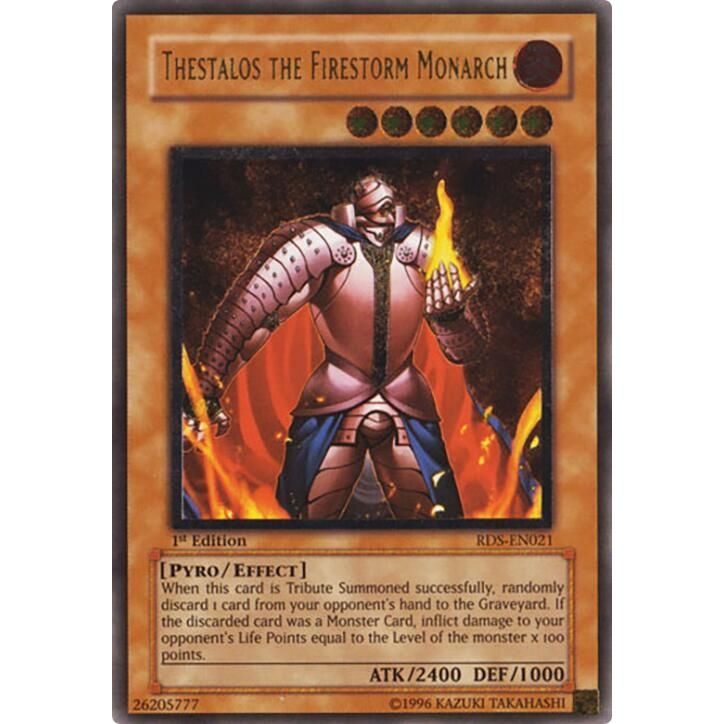 Image for Thestalos the Firestorm Monarch (UTR) (RDS-EN021) (RDS) - YuGiOh