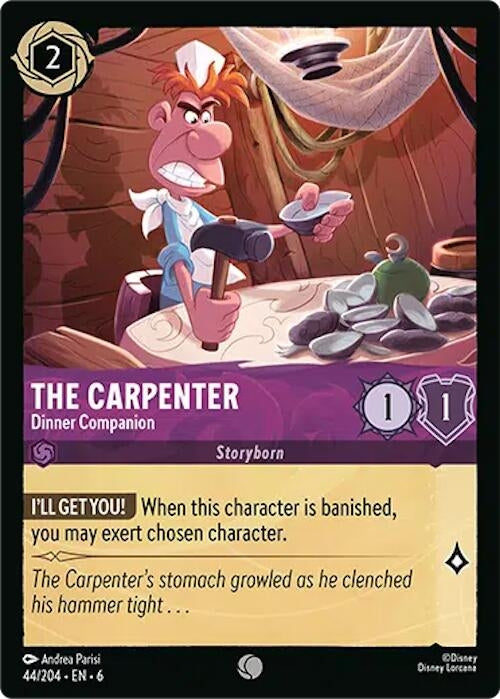 Image for The Carpenter - Dinner Companion (44/204) (6) - Disney Lorcana