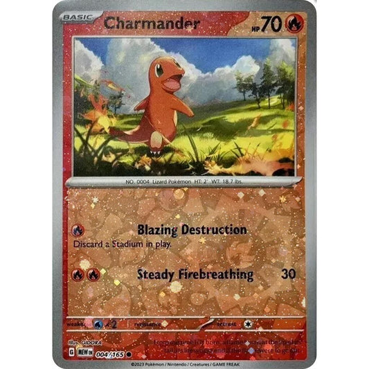 Image for Charmander - 004/165 (Reverse Cosmos Holo) (Costco Exclusive) (004/165) (MCAP) - Pokemon