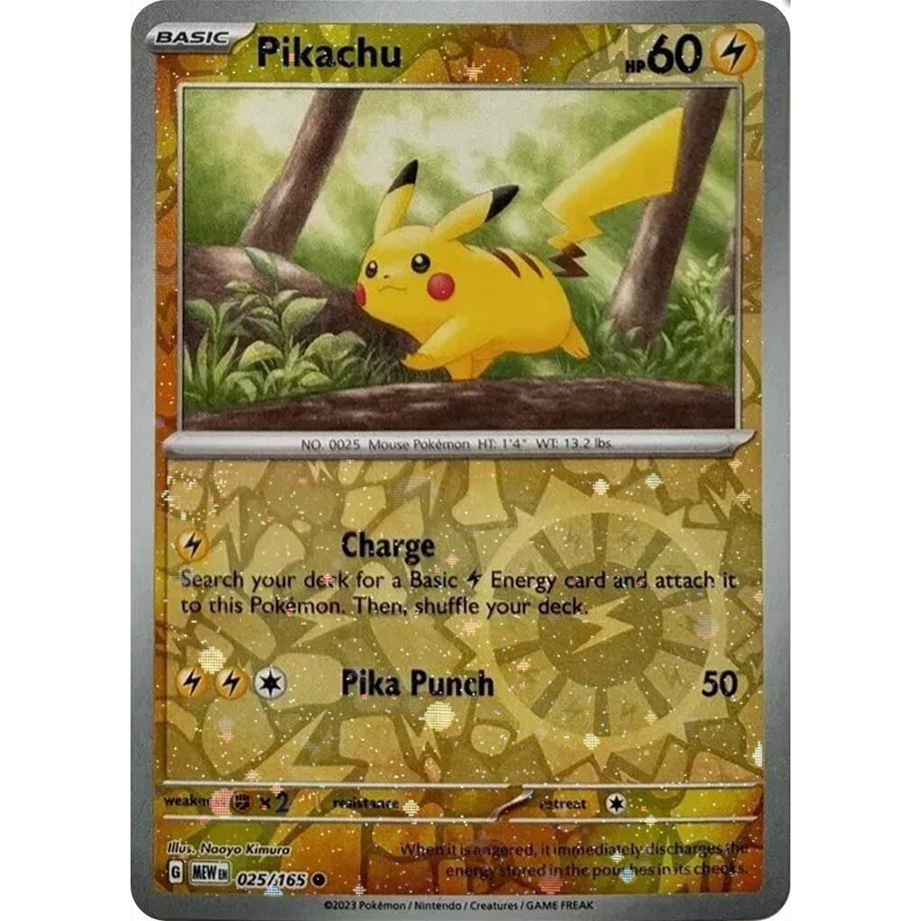 Image for Pikachu - 025/165 (Reverse Cosmos Holo) (Costco Exclusive) (025/165) (MCAP) - Pokemon