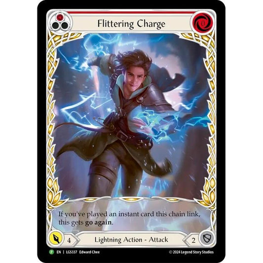 Image for Flittering Charge (Red) (Extended Art) (LGS337) (PR) - Flesh and Blood TCG