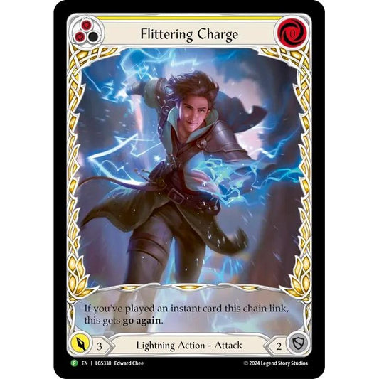 Image for Flittering Charge (Yellow) (Extended Art) (LGS338) (PR) - Flesh and Blood TCG