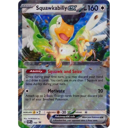 Image for Squawkabilly ex - 160 (160) (SVP) - Pokemon