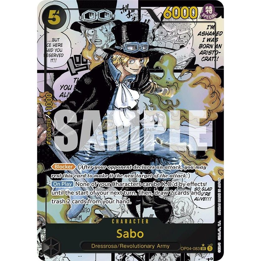 Image for Sabo (OP04-083) (Manga) (OP04-083) (PRB-01) - One Piece Card Game
