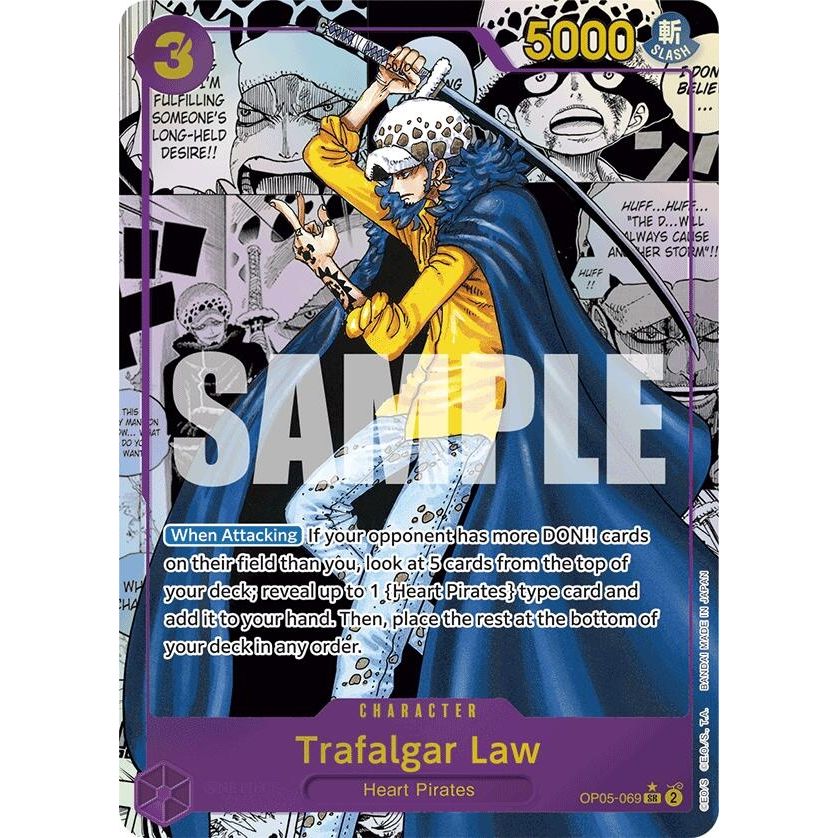 Image for Trafalgar Law (OP05-069) (Manga) (OP05-069) (PRB-01) - One Piece Card Game