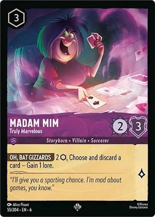 Image for Madam Mim - Truly Marvelous (55/204) (6) - Disney Lorcana