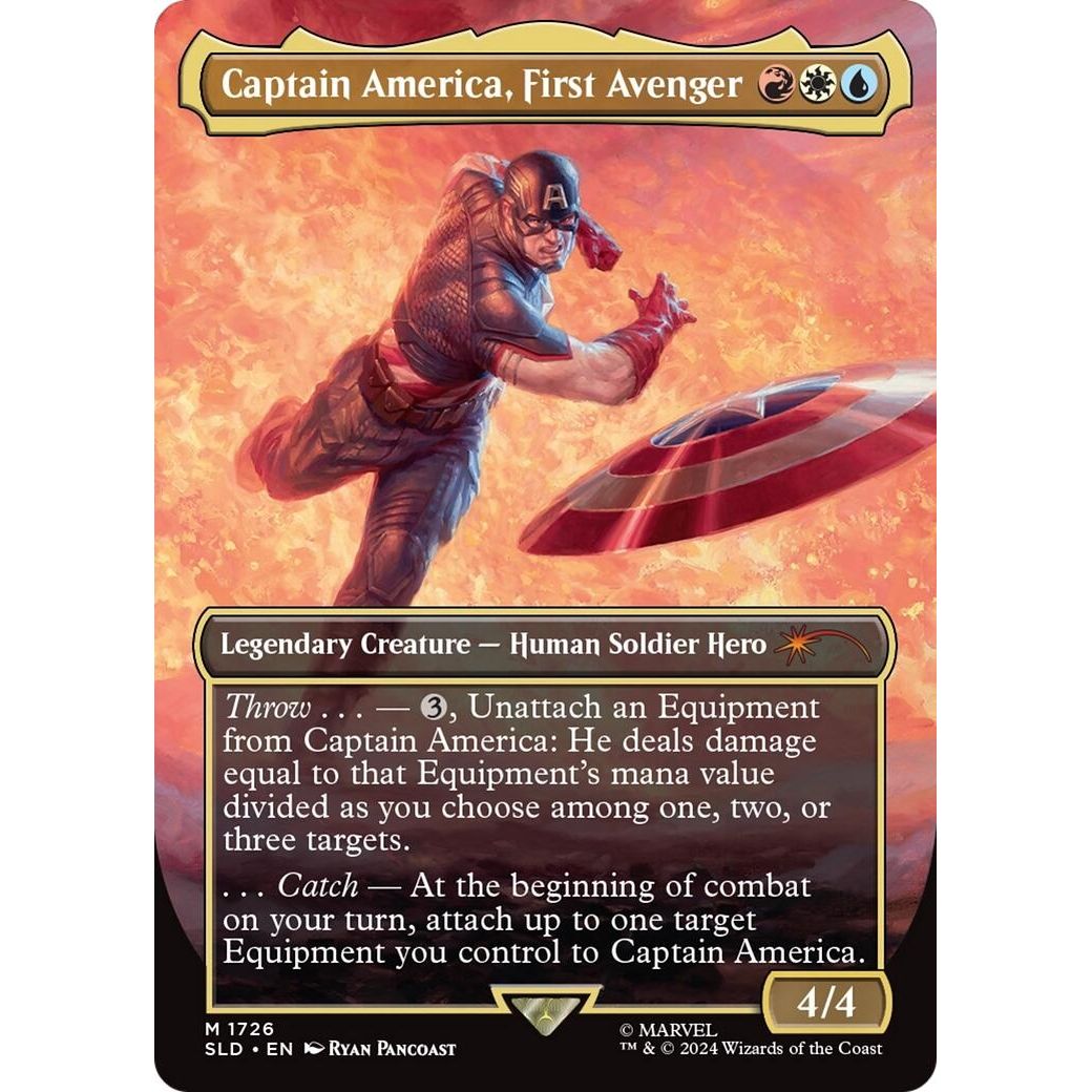 Image for Captain America, First Avenger (1726) (SLD) - Magic: The Gathering