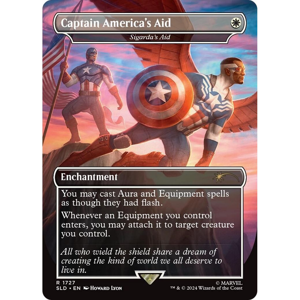 Image for Captain America's Aid - Sigarda's Aid (1727) (SLD) - Magic: The Gathering