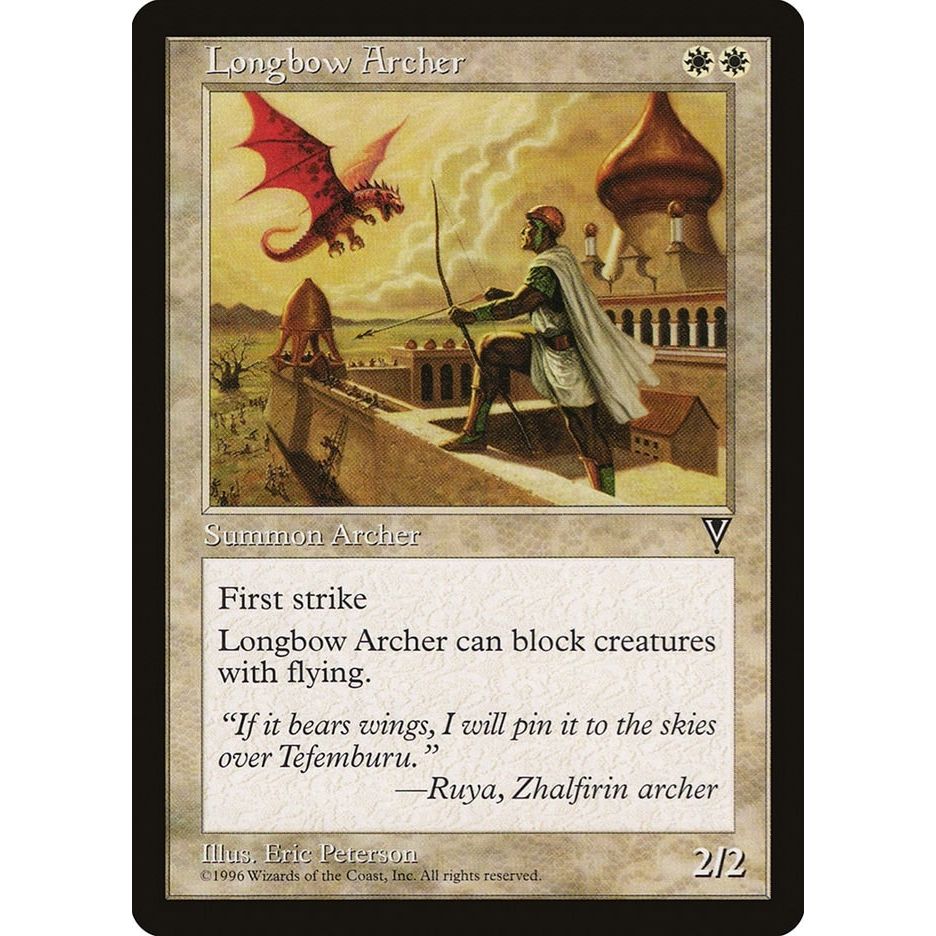 Image for Longbow Archer (VIS) - Magic: The Gathering