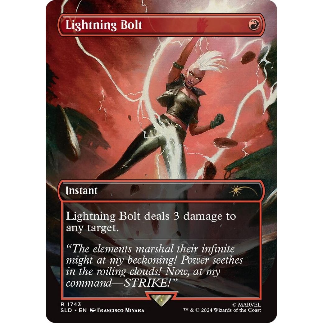 Image for Lightning Bolt (1743) (1743) (SLD) - Magic: The Gathering