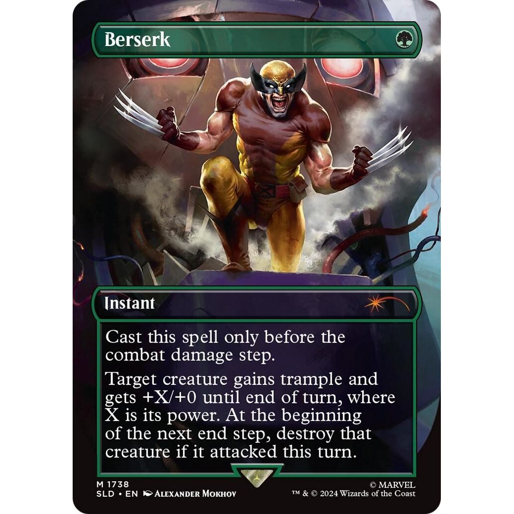 Image for Berserk (1738) (Rainbow Foil) (1738) (SLD) - Magic: The Gathering