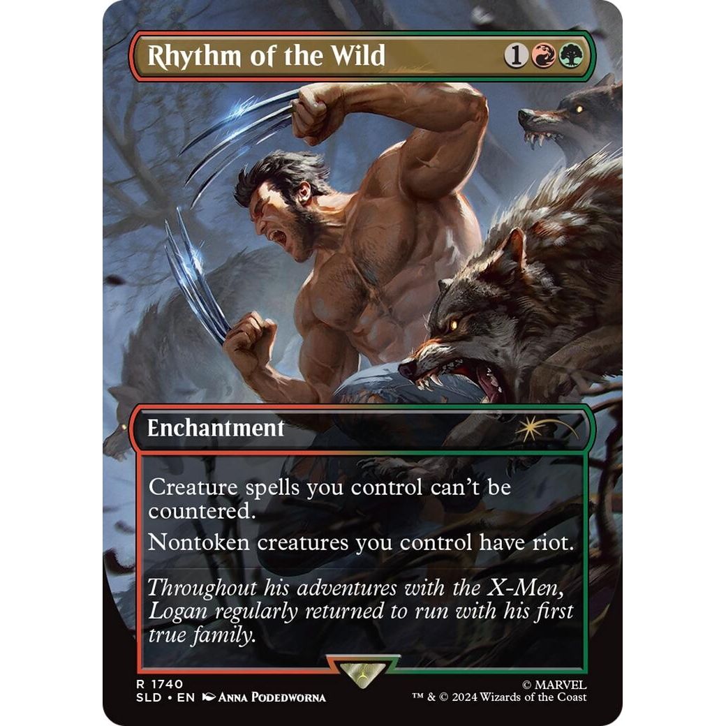 Image for Rhythm of the Wild (Rainbow Foil) (1740) (SLD) - Magic: The Gathering