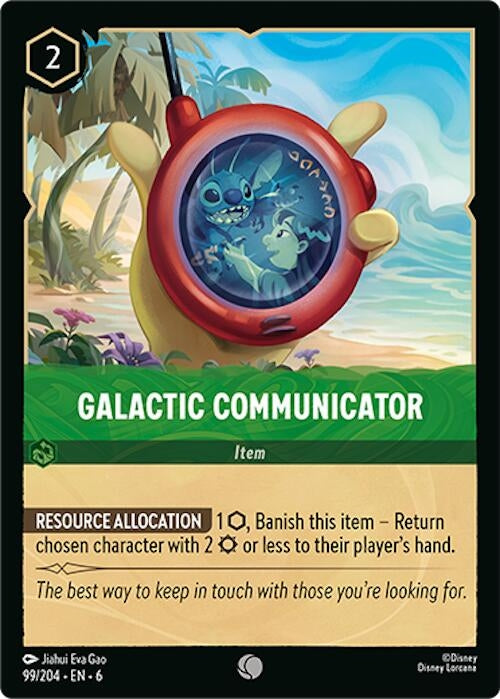 Image for Galactic Communicator (99/204) (6) - Disney Lorcana