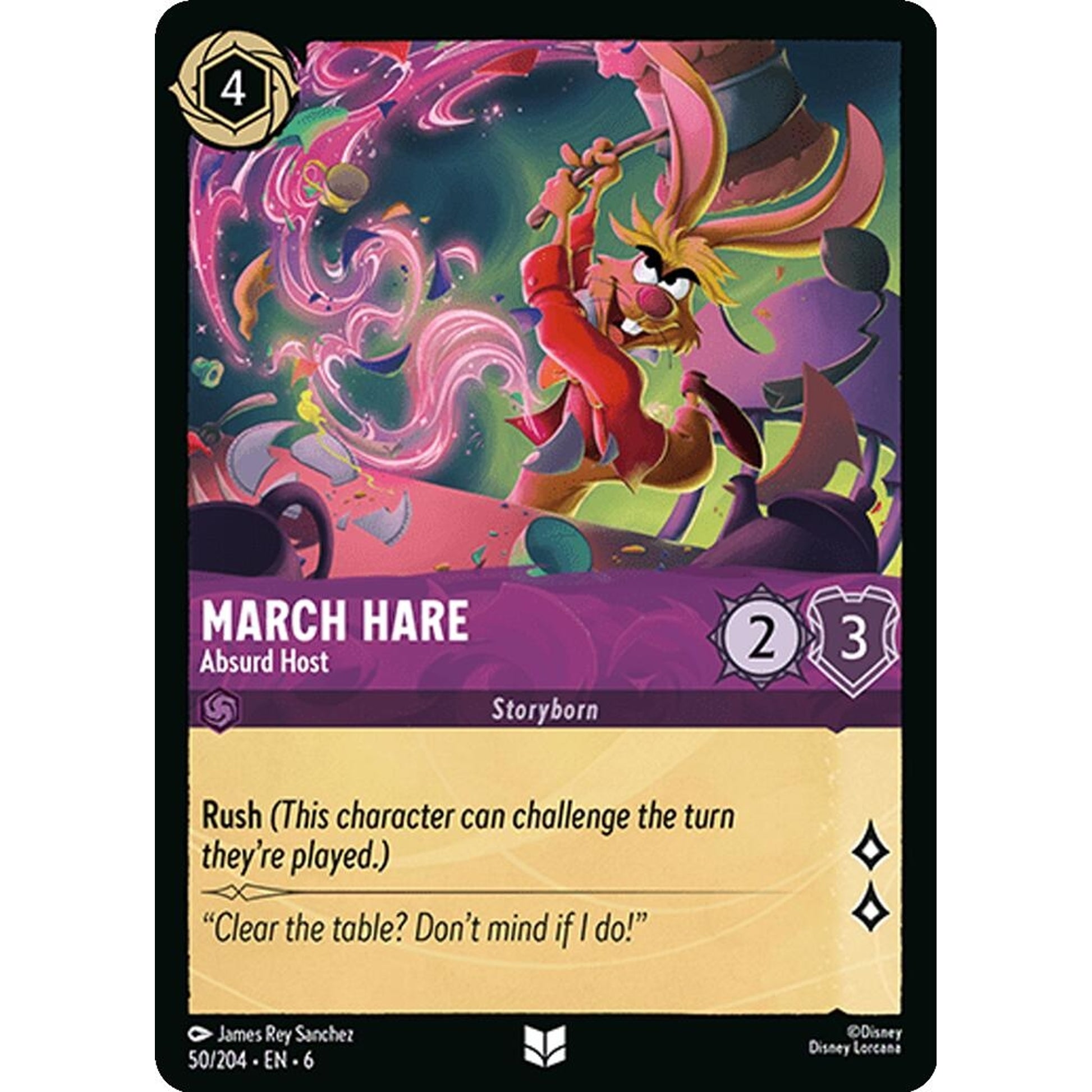 Image for March Hare - Absurd Host (50/204) (6) - Disney Lorcana