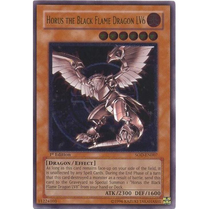 Image for Horus the Black Flame Dragon LV6 (UTR) (SOD-EN007) (SOD) - YuGiOh