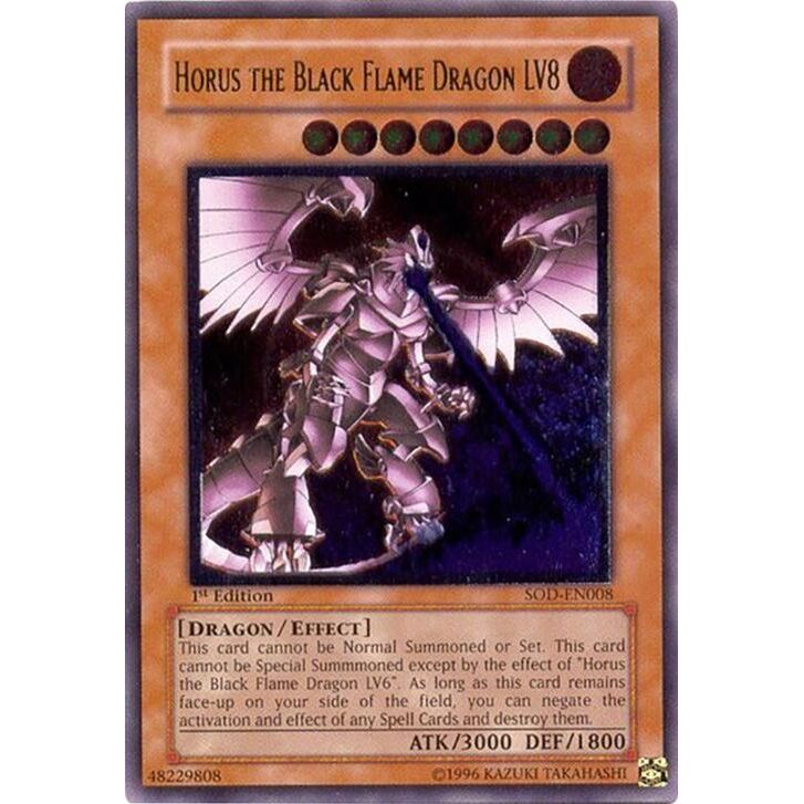 Image for Horus the Black Flame Dragon LV8 (UTR) (SOD-EN008) (SOD) - YuGiOh