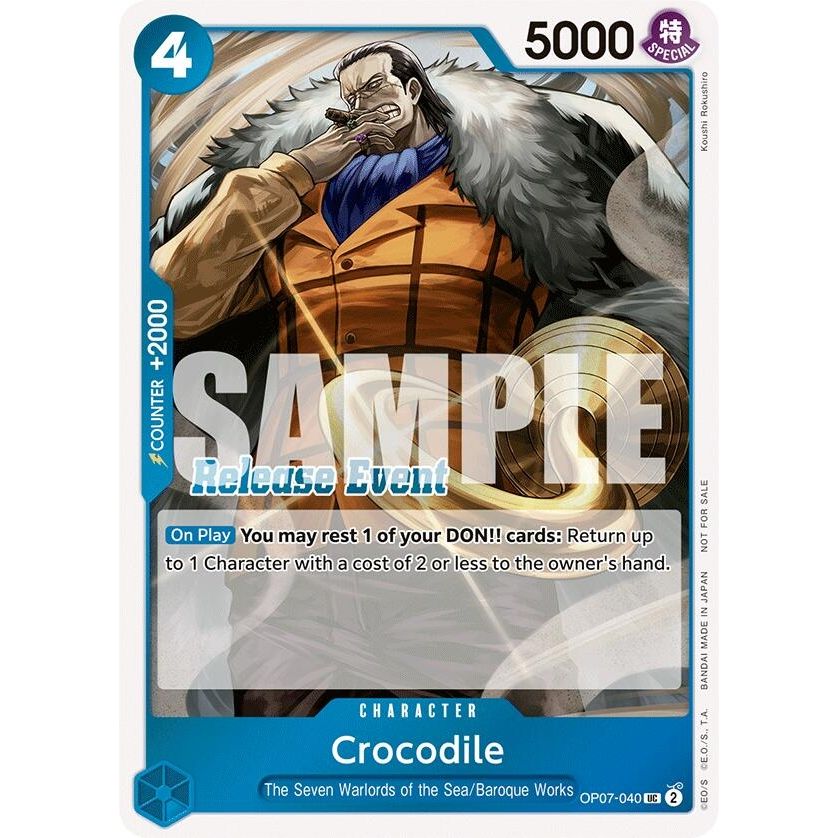 Image for Crocodile (ST15 - ST20 Release Event Winner Pack) (OP07-040) (OP-PR) - One Piece Card Game
