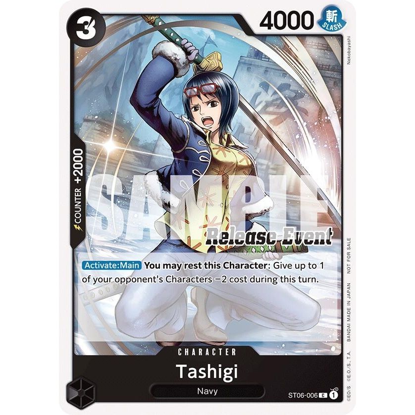 Image for Tashigi (ST15 - ST20 Release Event Pack) (ST06-006) (OP-PR) - One Piece Card Game