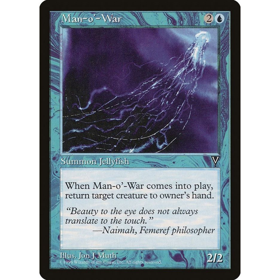 Image for Man-o'-War (VIS) - Magic: The Gathering