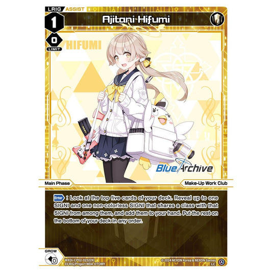 Image for Ajitani Hifumi (WXDi-CP02-025[EN]) (WXDi-CP02) - WIXOSS