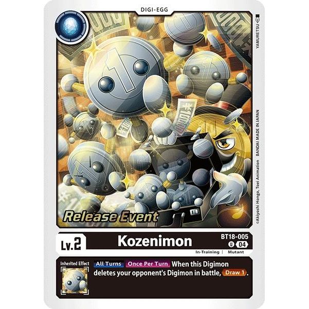 Image for Kozenimon (BT18-005 U) (BT18-19_PR) - Digimon Card Game