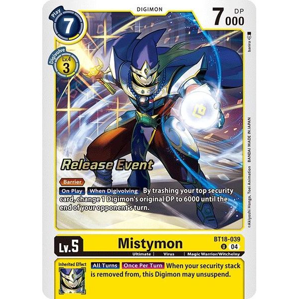 Image for Mistymon (BT18-039 U) (BT18-19_PR) - Digimon Card Game