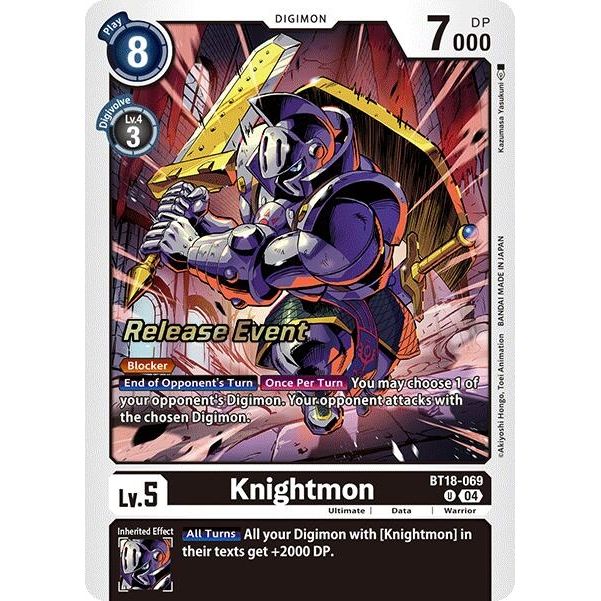 Image for Knightmon (BT18-069 U) (BT18-19_PR) - Digimon Card Game