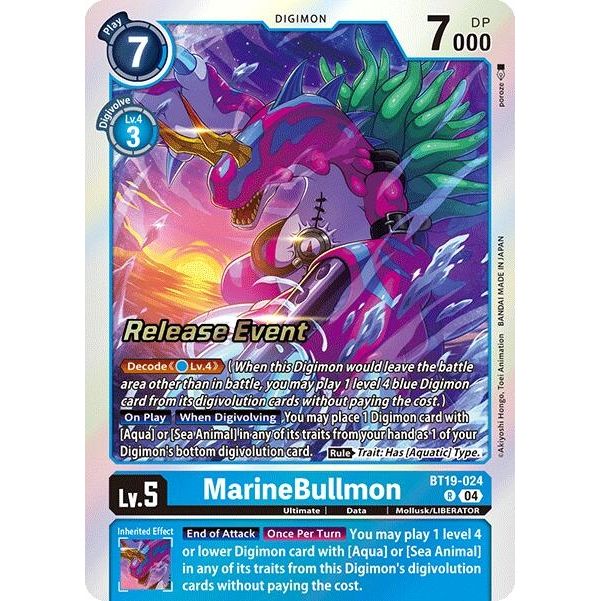 Image for MarineBullmon (BT19-024 R) (BT18-19_PR) - Digimon Card Game