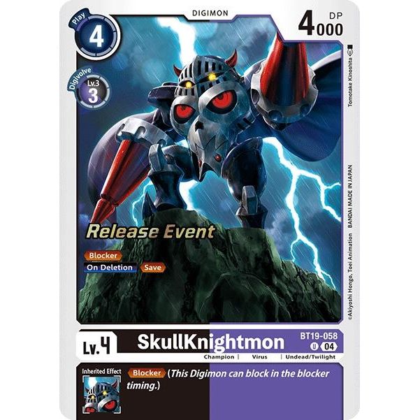 Image for SkullKnightmon (BT19-058 U) (BT18-19_PR) - Digimon Card Game