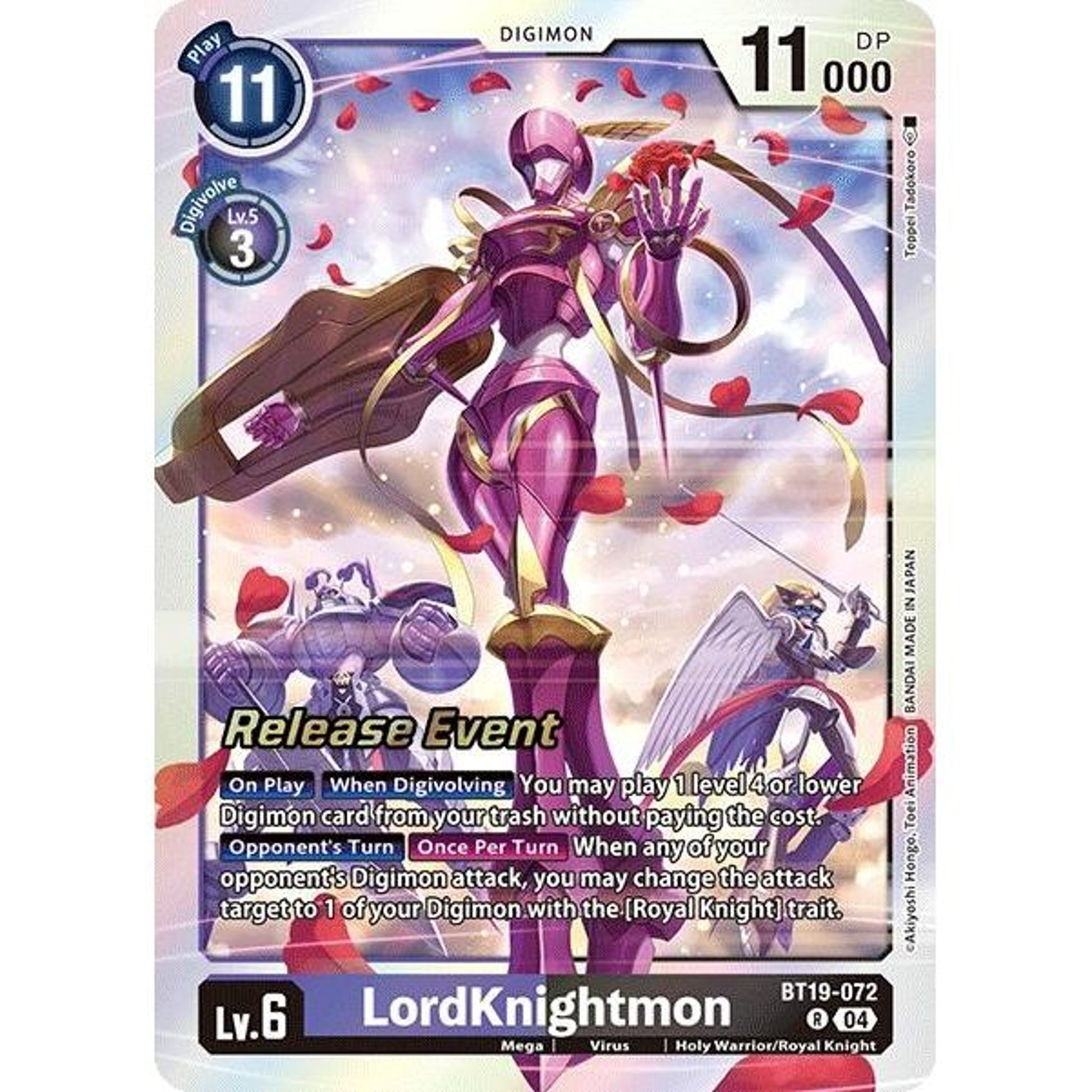 Image for LordKnightmon (BT19-072 R) (BT18-19_PR) - Digimon Card Game